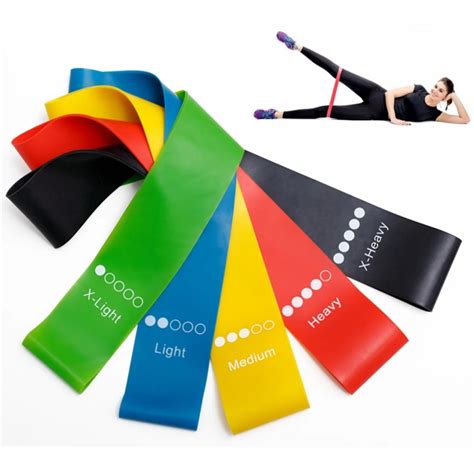 Pcs Set Yoga Resistance Rubber Bands Fitness Equipment Mm Mm