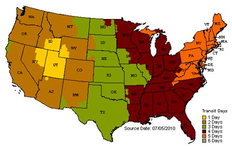 New York Time Zone Map - ToursMaps.com