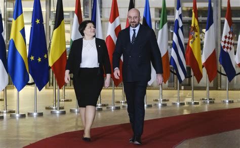 Top Eu Officials Meet Moldovan Prime Minister Ahead Of Eu Moldova