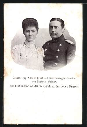 Ansichtskarte Grossherzog Wilhelm Ernst Sachsen ZVAB