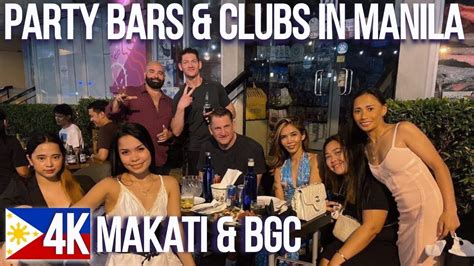 Packed Party Bars And Night Clubs In Makati Philippines Youtube