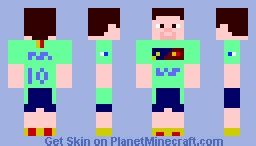 LIONEL MESSI Minecraft Skin