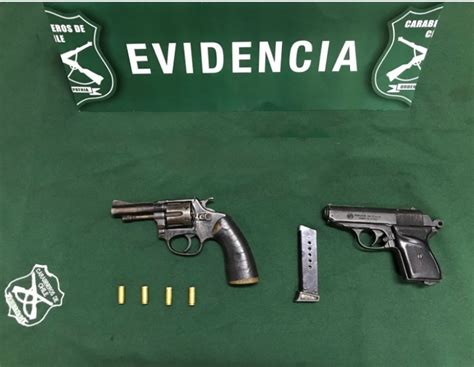 Andes On Line Carabineros Detiene A Dos Sujetos Que Portaban Armas De