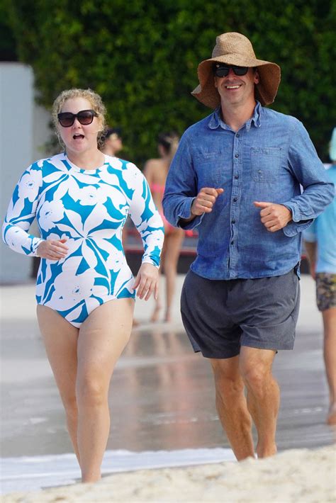 Amy Schumer Husband Chris Fischer Visit St Barts Beach Photos Us