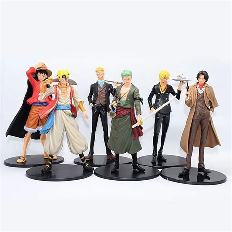 Pcs Set One Piece Monkey D Luffy Roronoa Zoro Vinsmoke Sanji Portgas