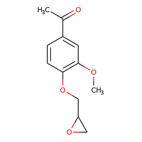 1 3 Methoxy 4 Oxiran 2 Ylmethoxy Phenyl Ethan 1 One 3D UCA11402