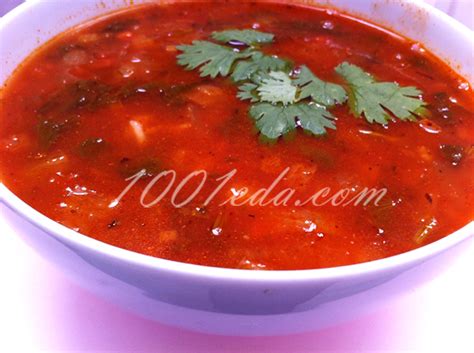 Рецепт супа харчо с куриной грудкой - Суп Харчо от 1001 ЕДА