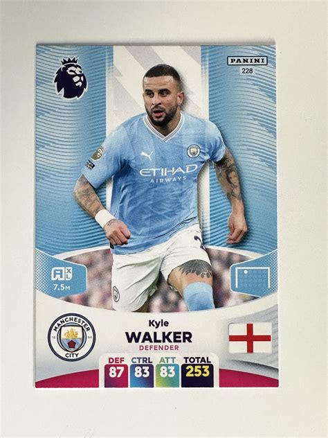 Kyle Walker Manchester City Base Panini Premier League Adrenalyn Xl