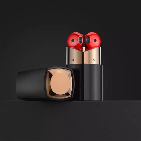 Tai Nghe Wiwu Tws 10 Betty Lipstick Bluetooth 50 Pin 5h Cảm ứng Chạm Sạc Type C