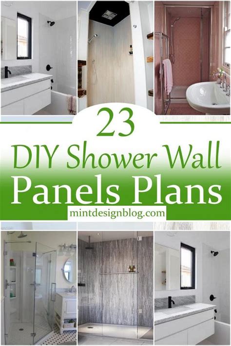 23 Diy Shower Wall Panels Plans Mint Design Blog