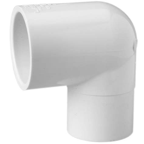 Shop Lasco 1 1 2 In Dia 90 Degree Pvc Sch 40 Slip Elbow At