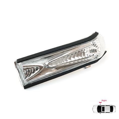 Köp BSP908 2 Side Door Wing Mirror Indicator Lamp White Lens RIGHT