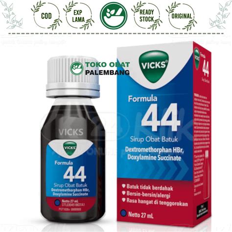 Jual Vicks Formula 44 27ml Sirup Obat Batuk Vick Batuk Tidak Berdahak