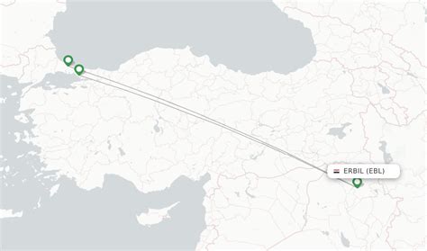 Turkish Airlines flights from Erbil, EBL - FlightsFrom.com