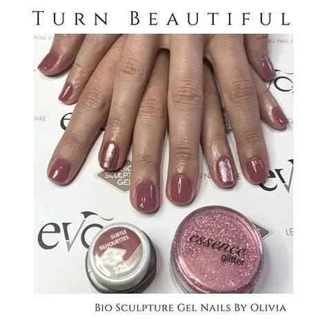 Another Elegant Set Of Bio Sculpture Gels By Our Lovely Olivia Subtle Silhouette Top With A