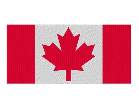 Canada Flag Embroidery Design