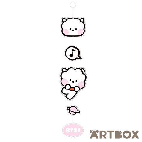 Buy Line Friends Bt Rj Minini Acrylic Mobile Hanging Decoration At Artbox