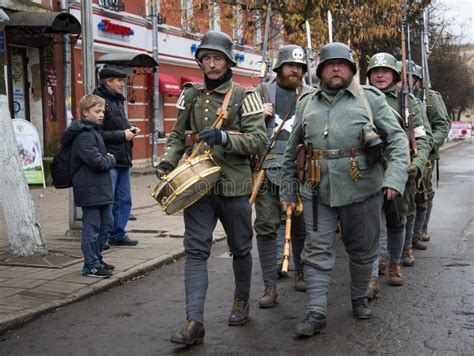 Немецкие солдаты во время первой мировой войны Редакционное Изображение ...