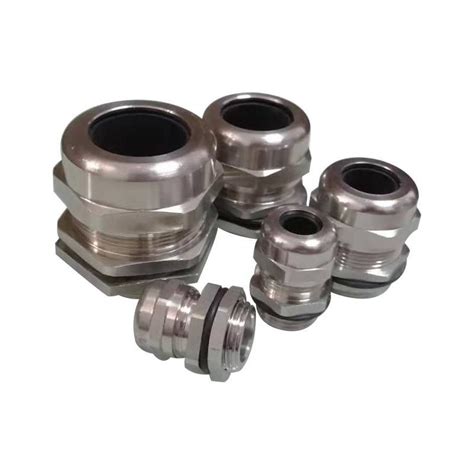 Stainless Steel Metal Cable Gland IP68 Waterproof SS316L Metric NPT Pg