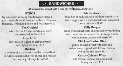 Community Restaurant Menu, in Cortland, NY