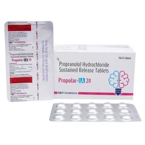 Propranolol Hydrochloride Sustain Release Tablets At Rs 53 59 Stripe