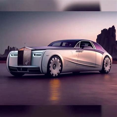 An Artistic Rendering Of A Rolls Royce Concept Car