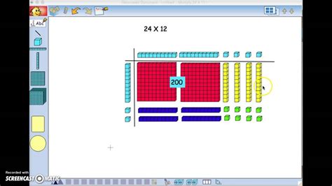 Multiplication Using Base Ten Blocks