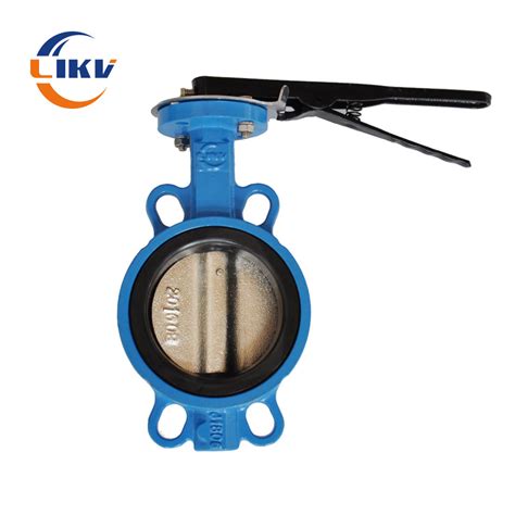 Manual Operated Epdm Seat Cast Iron Dn Butterfly Valve China