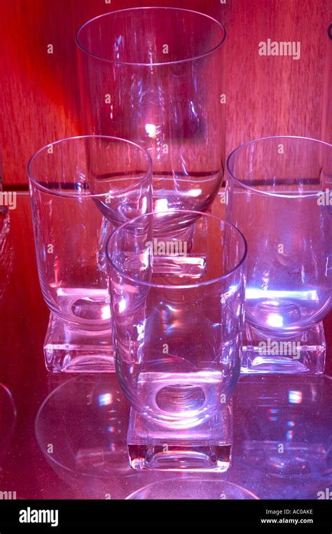 Antique Crystal Glassware Stock Photo Alamy