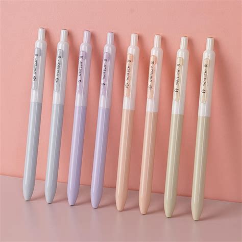 WRITECH Gel Pens Fine Point 0 5mm Silent Retractable Extra Fine Needle