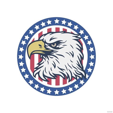 Patriotic Eagle Clipart in Illustrator - Download | Template.net