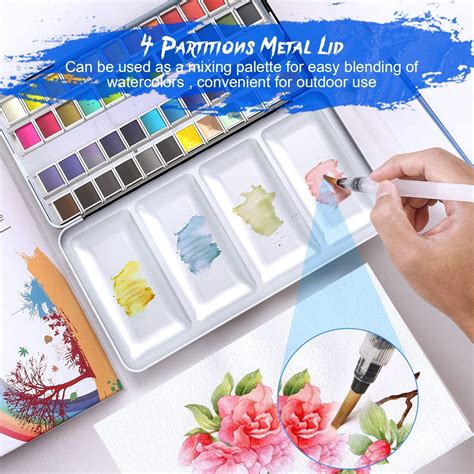 Buy Watercolour Paint Set Ratel Premium Watercolour Paint Box 48