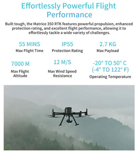 Matrice 350 Rtk Drone For Dji Matrice 350 Rtk Dron With 55 Min Max