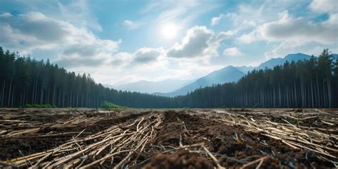 Deforestation Clearing Forests For Agriculture Leads To Habitat Loss