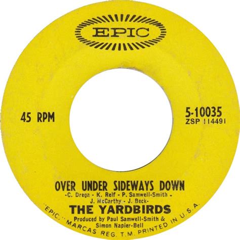 The Yardbirds Over Under Sideways Down Vinyl Discogs