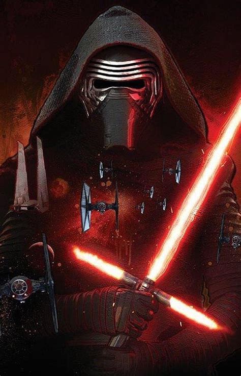 Star Wars Episode Vii Art Shows Off Villain Kylo Ren S Menacing Mask Star Wars Vii Star Wars