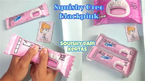 Bikin Squishy Oreo Black Pink Paper Squishy YouTube