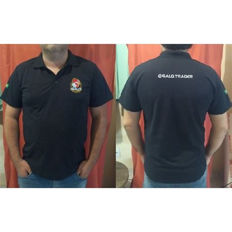 Camisas Polo Personalizadas Bordado Da Sua Logo No Peito E Costas