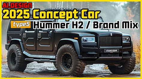 Hummer H Brand Mix Concept Car Ai Design Youtube