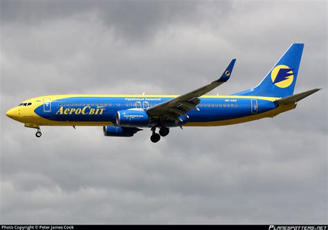 UR AAO AeroSvit Airlines Boeing 737 84R WL Photo By Peter James Cook