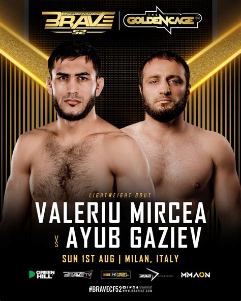 Brave Cf Mochamed Machaev To Take On Gamzat Magomedov In Pivotal