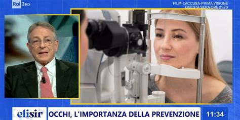 Elisir 2023 24 Prevenzione Oculare 11 01 2024 Video RaiPlay