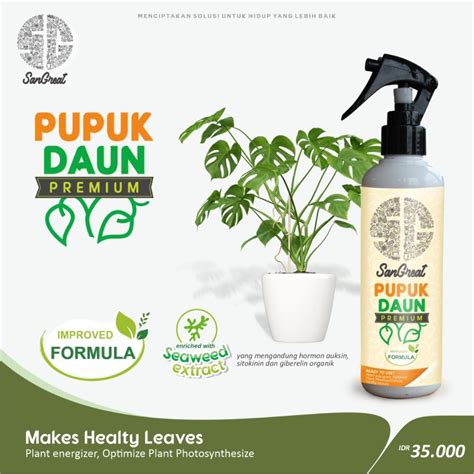 Jual Pupuk Daun Cair Pupuk Tanaman Hias Ready To Use Siap Pakai Npk