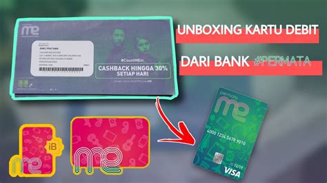 UNBOXING KARTU DEBIT DARI BANK PERMATA BANK DIGITAL 2021 BANK