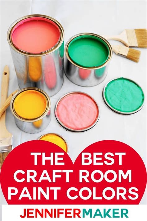 Are you ready to repaint your craft room? I am sharing craft room paint ...