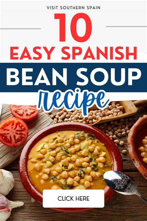 Easy Spanish Bean Soup Recipe Visit Southern Spain