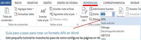 Hacer un Formato APA en Word Guía Trabajos Estilo APA 2024