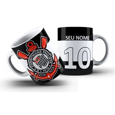 Caneca Personalizada Corinthians Porcelana Ml Shopee Brasil