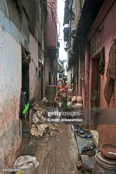 Indian Village Street Walls Photos And Premium High Res Pictures