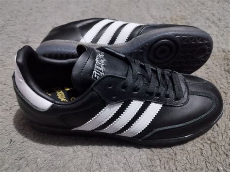 Adidas Samba X Fucking Awesome Black White Fesyen Pria Sepatu